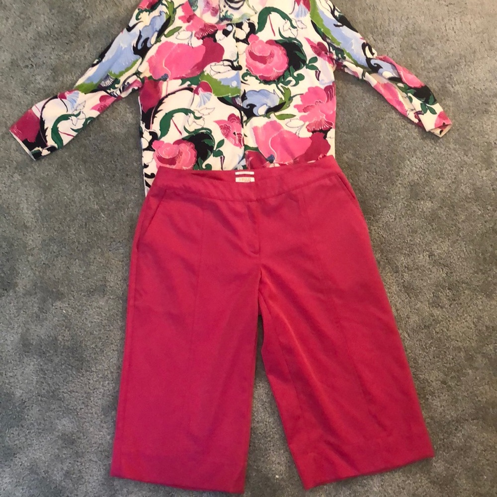 Ladies Izod shorts in hot pink